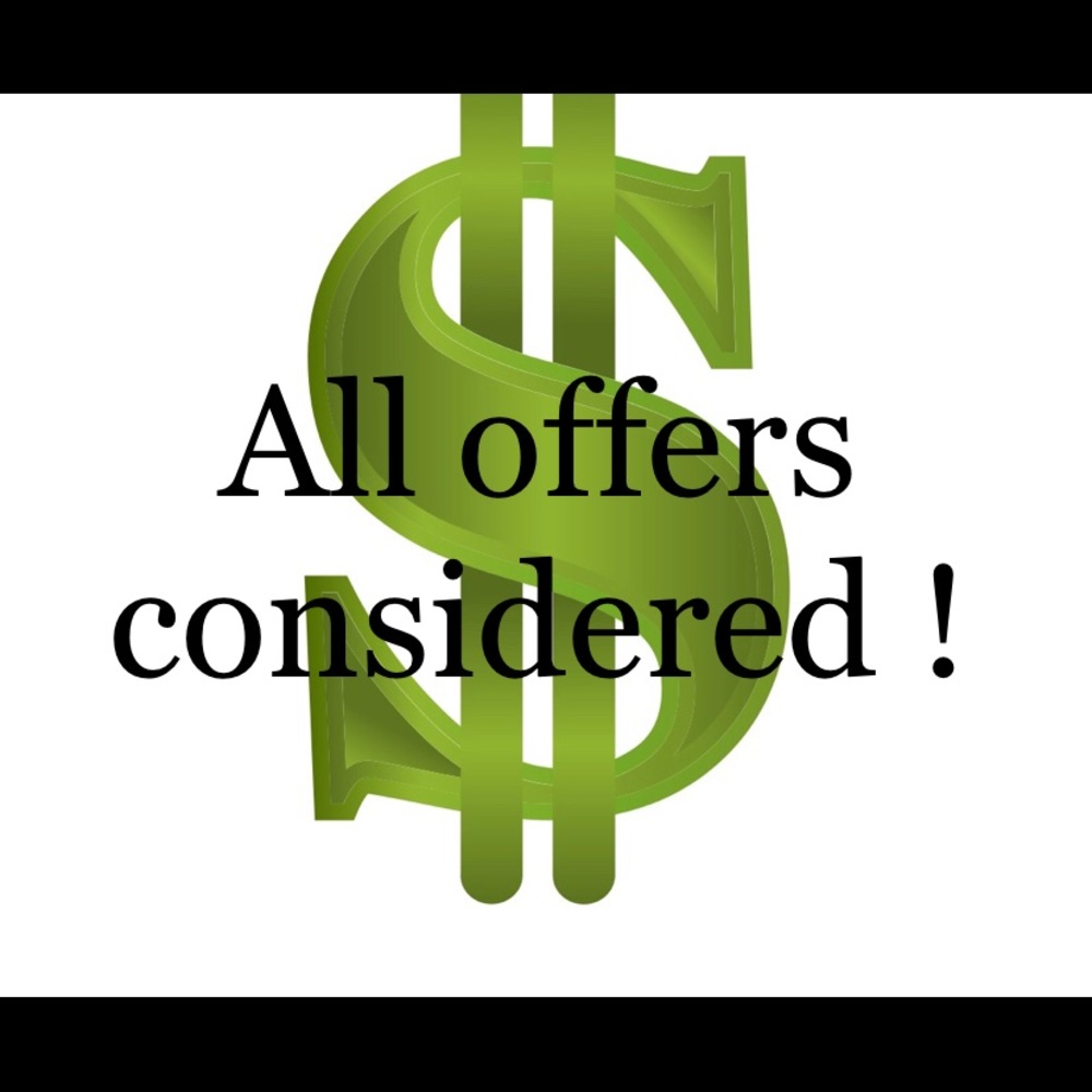 All offers considered and taken !